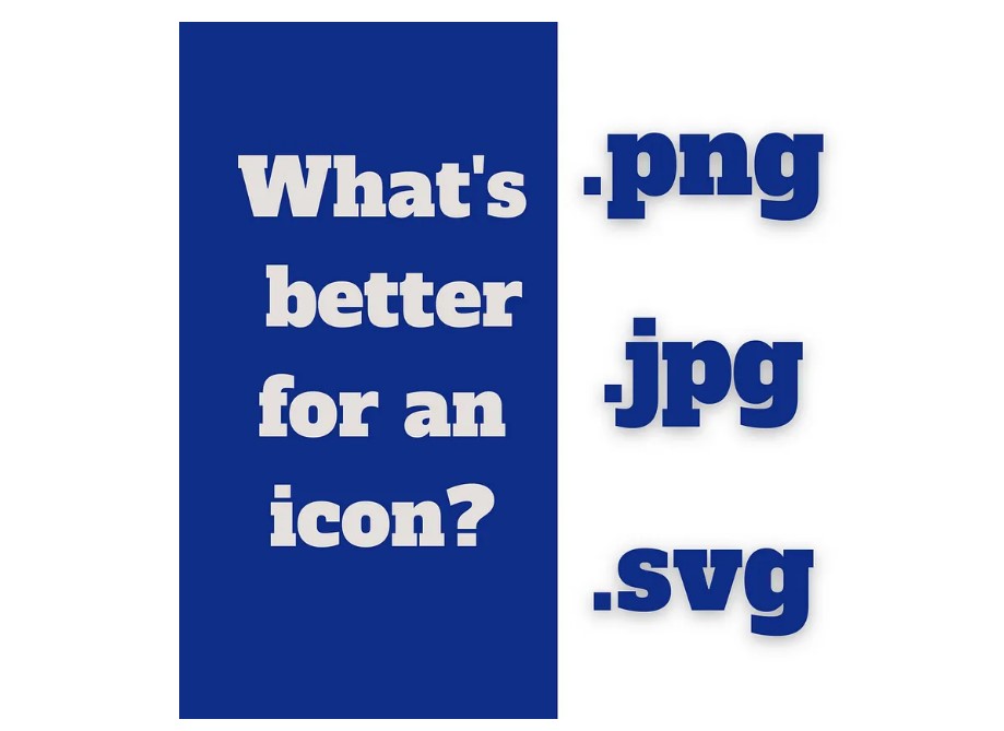 What’s better for an icon SVG, PNG or JPG?